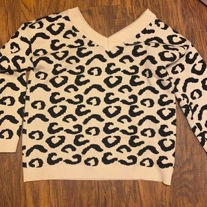 leopard sweater